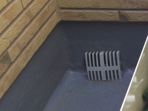 新築一戸建てバルコニー排水口
